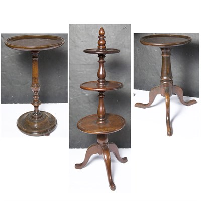 Lot 362 - Group of Three Mahogany Stands