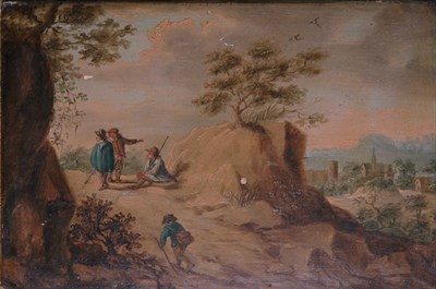 Lot 27 - Dutch School 18th Century Figures in a...