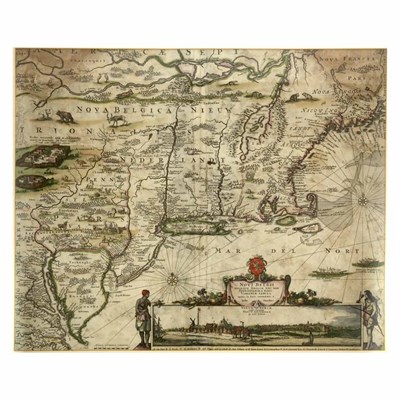 Lot 282 - [MAPS] VISSCHER, CLAUDE JANZOON. Novi Belgii...