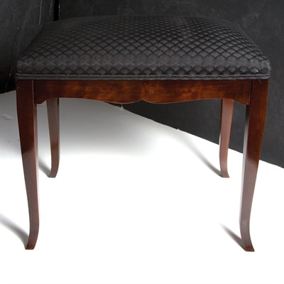Lot 406 - Two Mahogany Stools