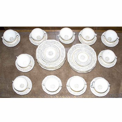 Lot 419 - English Ironstone Partial Dinner Service...