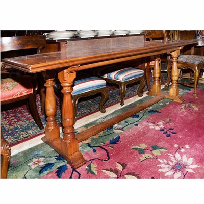 Lot 435 - Provincial Mahogany Server Height 29 inches,...