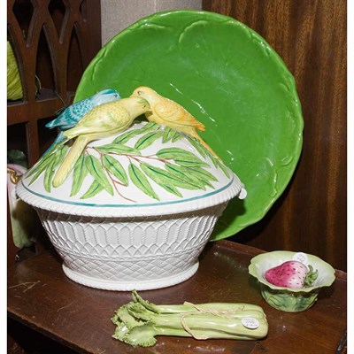 Lot 446 - Group of Porcelain Tables Articles Including...