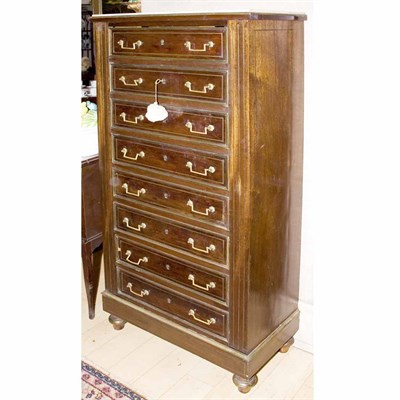 Lot 449 - Louis XVI Style Tall Chest of Drawers Height...