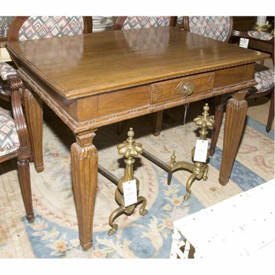 Lot 500 - Anglo Indian Style Walnut Work Table Height 29...