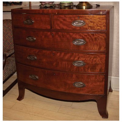 Lot 525 - George III Style Mahogany Chest of Drawers...