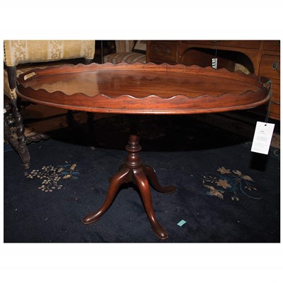 Lot 528 - Georgian Style Mahogany Tray Top Low Table