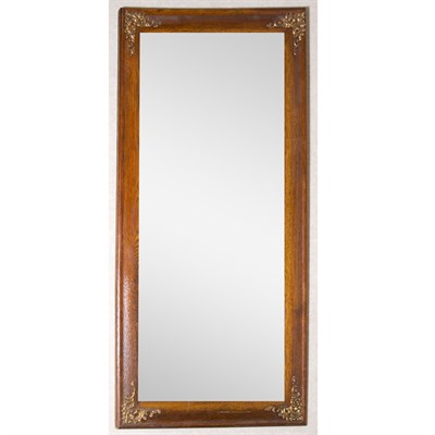 Lot 546 - Empire Style Mahogany Mirror Height 44 inches,...