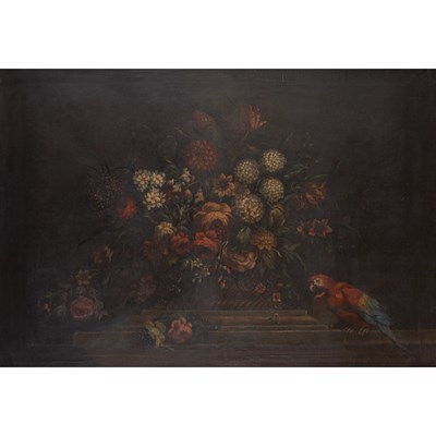 Lot 114 - Follower of Mario dei Fiori Still Life with...