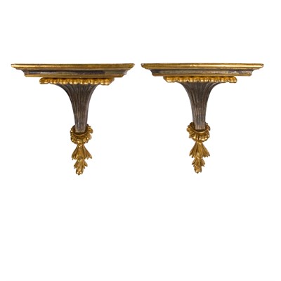 Lot 545 - Pair of Italian Neoclassical Style Gilt-Wood...