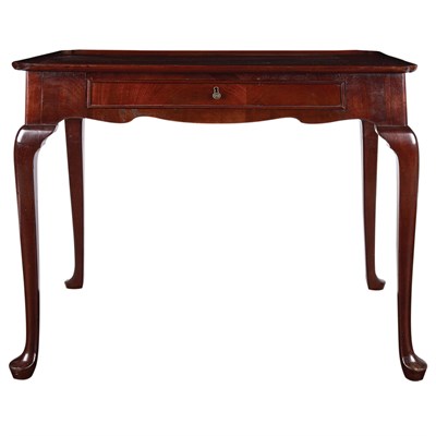 Lot 200 - George II Mahogany Tea Table The dished...
