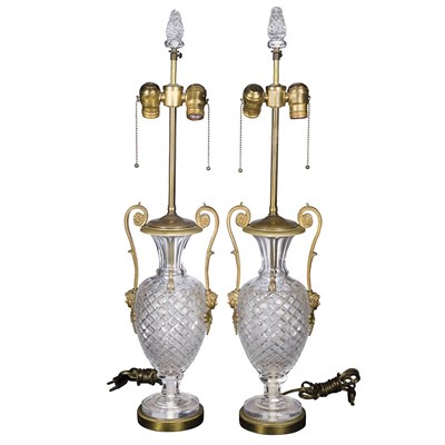 Lot 432 - Pair of Neoclassical Style Gilt-Metal and...