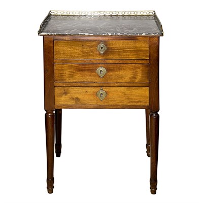 Lot 295 - Louis XVI Style Mahogany Side Table Height 30...
