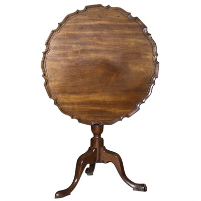 Lot 217 - George III Style Mahogany Tip-Top Tea Table...