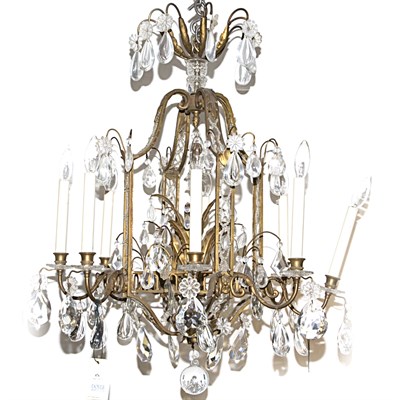 Lot 476 - Louis XV Style Gilt-Metal and Glass...