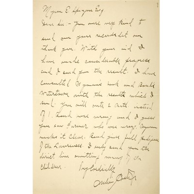 Lot 67 - COOLIDGE, CALVIN Autograph letter signed...