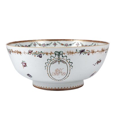 Lot 143 - Chinese Export Famille Rose Porcelain Bowl...