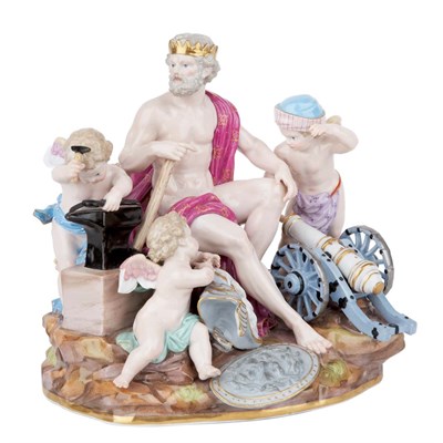 Lot 1079S - Meissen Mythological Porcelain Figural Group...