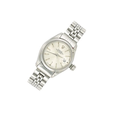 Lot 762 - Stainless Steel Wristwatch, Rolex