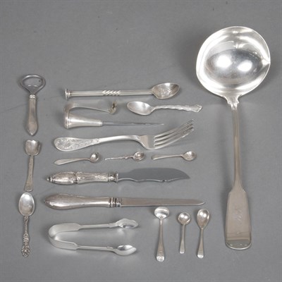 Lot 161 - Miscellaneous Group of Silver Flatware and...