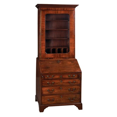 Lot 216 - George II Mahogany Bureau Bookcase Circa 1740...