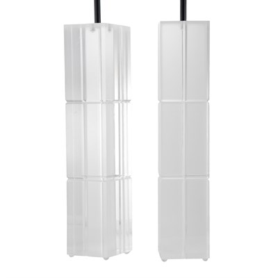 Lot 133 - 20th Century Design Pair of Lamps Acrylic and...