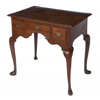 Lot 175 - George I Oak Dressing Table The rectangular...