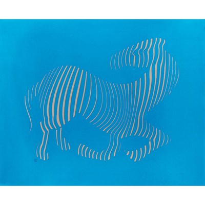 Lot 97 - Victor Vasarely (1908-1997) ZEBRA Color...
