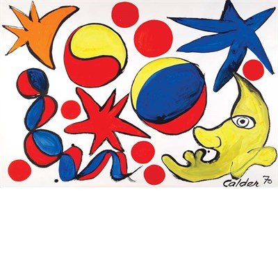 Lot 136 - Alexander Calder American, 1898-1976 Yellow...