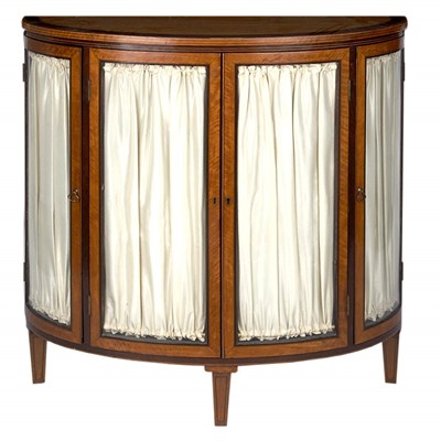 Lot 476 - Dutch Neoclassical Satinwood, Tulipwood and...