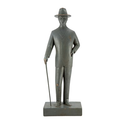 Lot 189 - Carved and Painted Wood Male Fashion Figure...