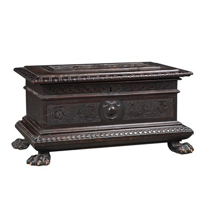 Lot 146 - Italian Renaissance Walnut Document Box 18th...