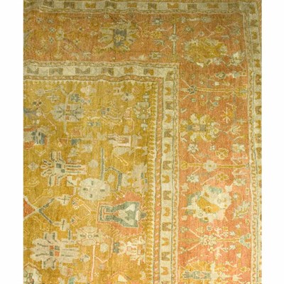 Lot 492 - Oushak Carpet West Anatolia, late 19th century...