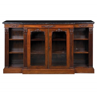 Lot 530 - Victorian Rosewood Side Cabinet Mid 19th...