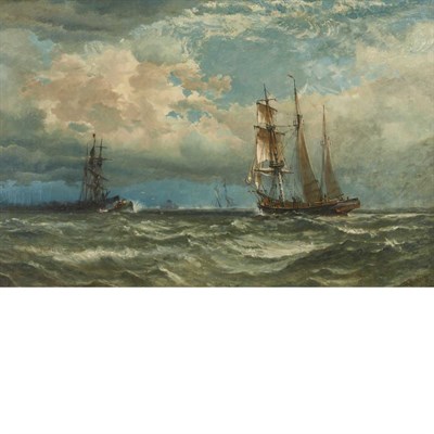 Lot 210 - Robert B. Hopkin American, 1832-1909 Shipping...