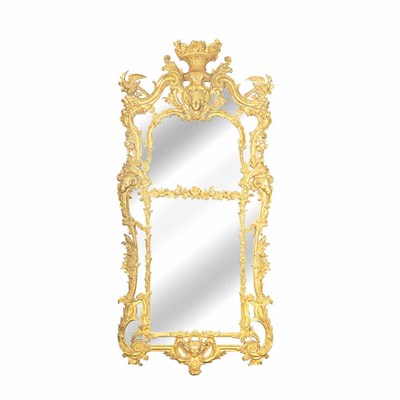 Lot 523 - George III Style Gilt-Wood Overmantel Mirror...