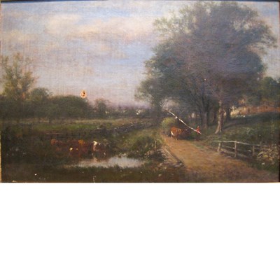 Lot 23 - Attributed to James MacDougal Hart Headed Home...