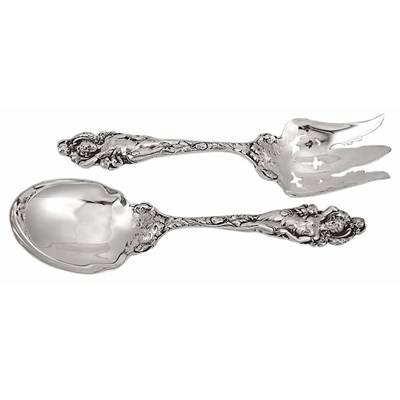 Lot 224 - Reed & Barton Sterling Silver Salad Serving...