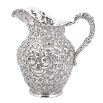 Lot 218 - American Sterling Silver Water Pitcher Of...