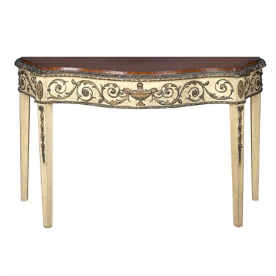 Lot 301 - Italian Neoclassical Style Gilt Decorated...