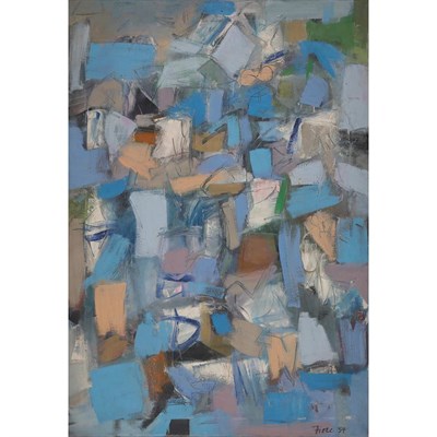 Lot 109 - Joseph Fiore American, 1925-2008 6-54, 1954...