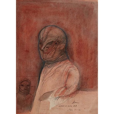 Lot 22 - Jose Luis Cuevas Mexican, b. 1934 Retrato Del,...