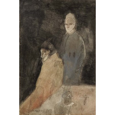 Lot 19 - Jose Luis Cuevas Mexican, b. 1934 Paraja en la...
