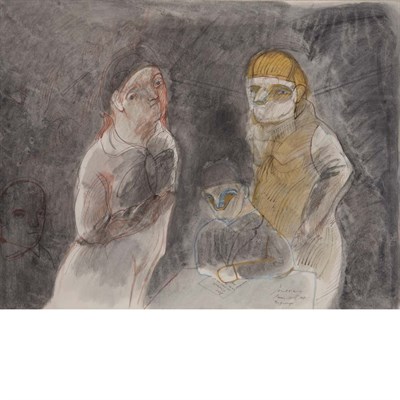 Lot 17 - Jose Luis Cuevas Mexican, b. 1934 Tres...