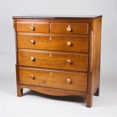 Lot 78 - Classical Mahogany Chest of Drawers Possibly...