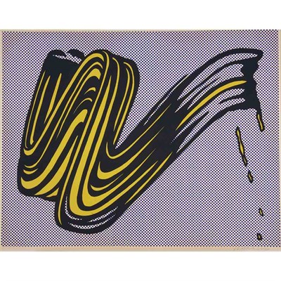 Lot 438 - Roy Lichtenstein (1923-1997) BRUSHSTROKE...