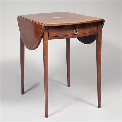 Lot 309 - Federal Mahogany Pembroke Table Height 27...