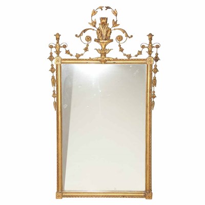 Lot 193 - George III Style Gilt-Wood Mirror Height 51...