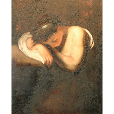 Lot 69 - School of Sir Joshua Reynolds Sleeping Girl...