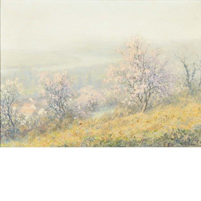 Lot 76 - Raymond Thibesart French, 1874-1968 Printemps...